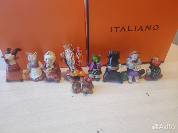 Глиняные игрушки свистульки ручной работы