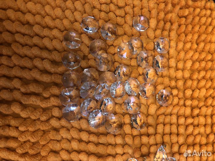 Подвеска горный хрусталь к люстре Чехославакия