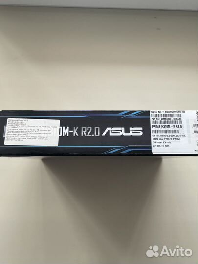 Материнская плата asus h310m-k r2.0
