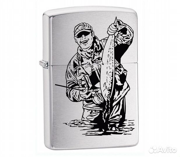 Зажигалка Zippo 200Fisherman Оригинал Новая