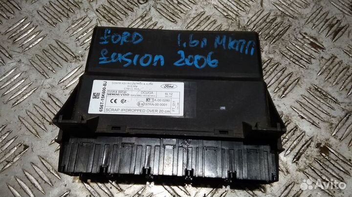 Блок комфорта Fiesta (02-08) /Fusion (02-12) б\у (арт. 6S6T15K600BJ)