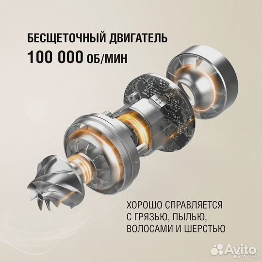 Пылесос Xiaomi Dreame U20 gold (VPV11A) EU