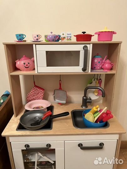 Кухня детская IKEA duktig с посудой
