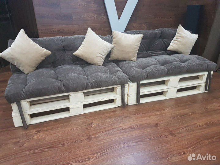 Подушки на садовую мебель, матрац на шезлонги