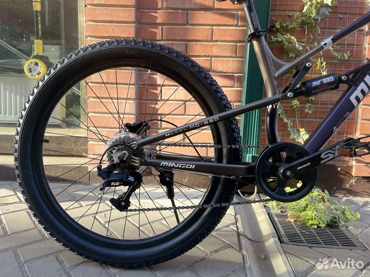 Велосипед горный алюминий, двухподвес 26 размер