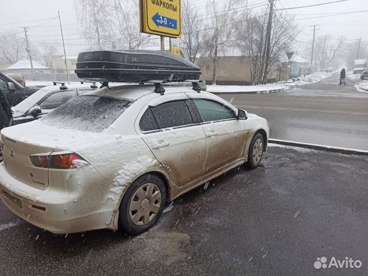 Автобокс на крышу Mitsubishi Lancer