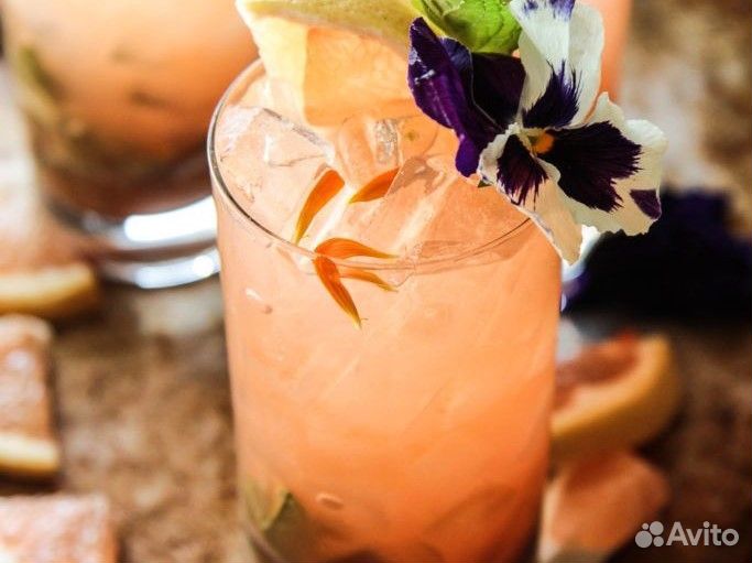 Сироп для коктейлей грейпфрут Баринофф 1л