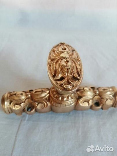 Ручка дверная бронзовая