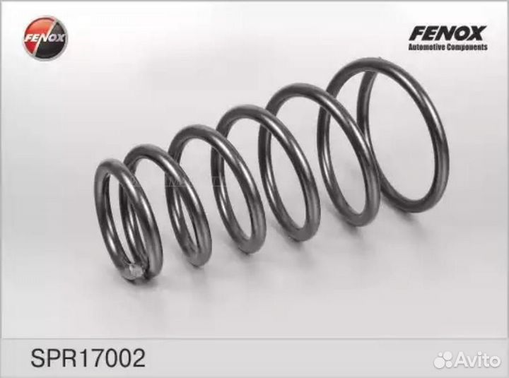Fenox SPR17002 Пружина подвески зад прав/лев