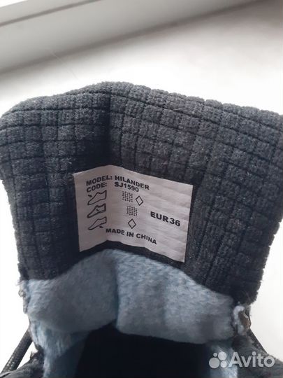 Ботинки подростковые зимние 36 размера