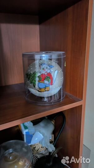 Ёлочная игрушка шар D14 см