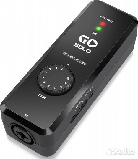 Аудио/midi интерфейс TC helicon GO solo
