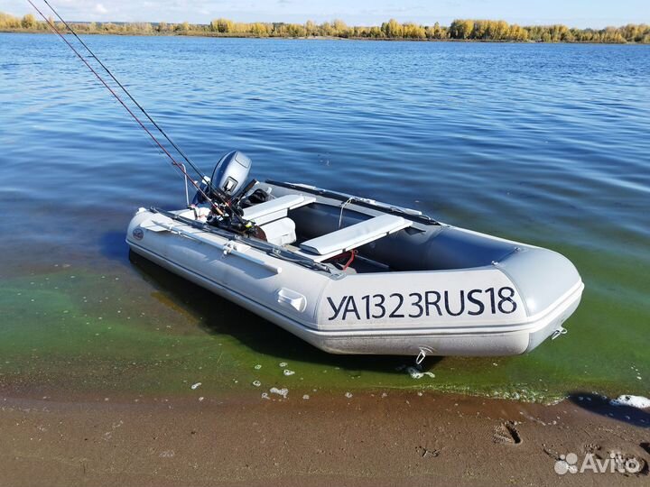Badger 370 yamaha 15 plus прицеп