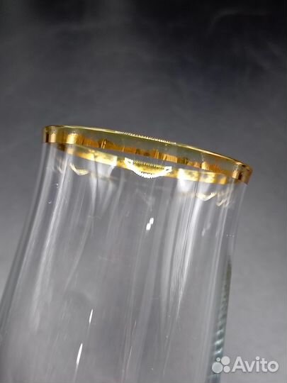 Фужеры Бокалы Хрусталь Позолота СССР Винтаж