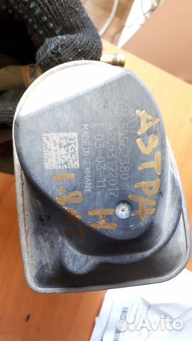 Заслонка дроссельная astra h 55562380 gm