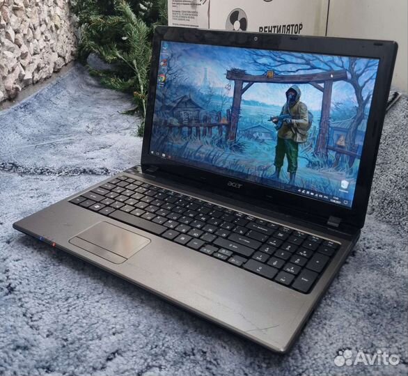 Мощный ноутбук Acer AMD A4/SSD120