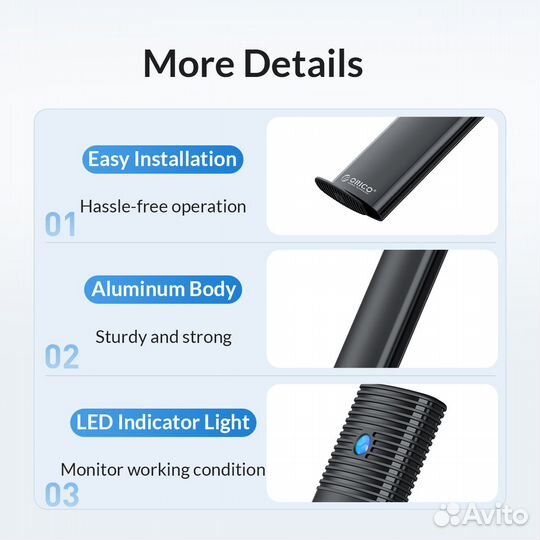 Бокс Кейс orico для ssd nvme