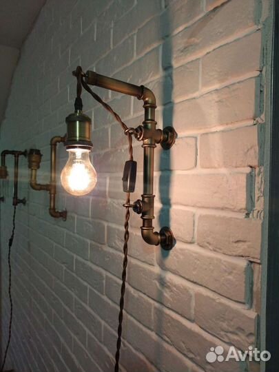 Светильник настенный бра в стиле лофт