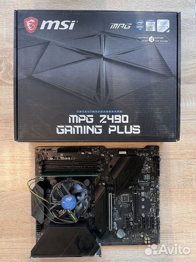 Материнская плата msi mpg z490 gaming plus