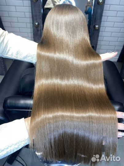 Кератиновое выпрямление