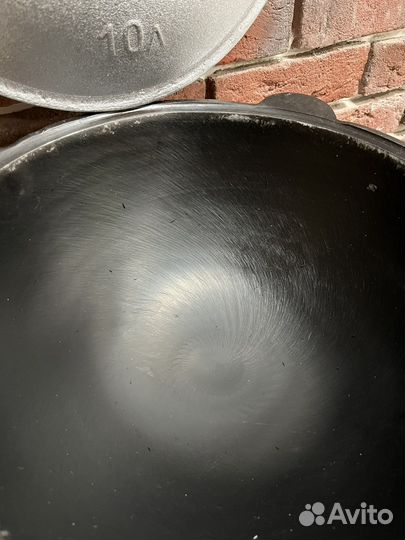 Казан чугунный 10 литров
