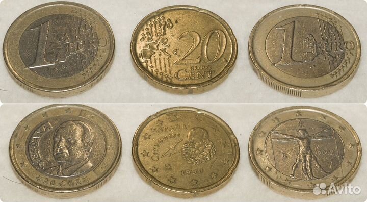 Иностранные монеты 23 шт