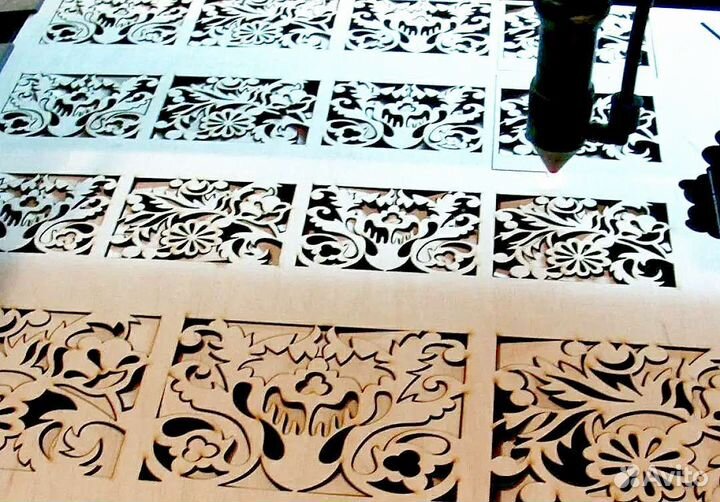 Лазерная резка фанеры и пластика