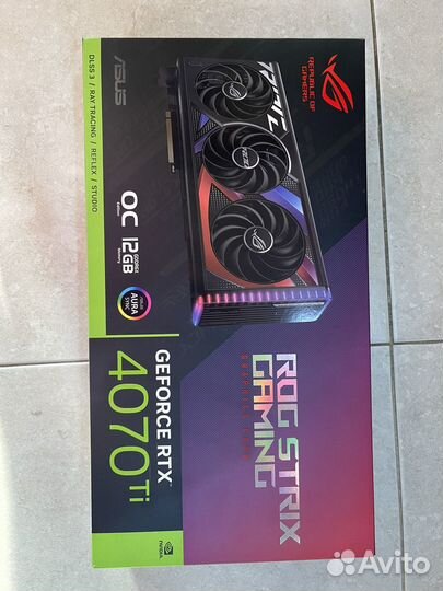 Видеокарта rtx 4070 ti