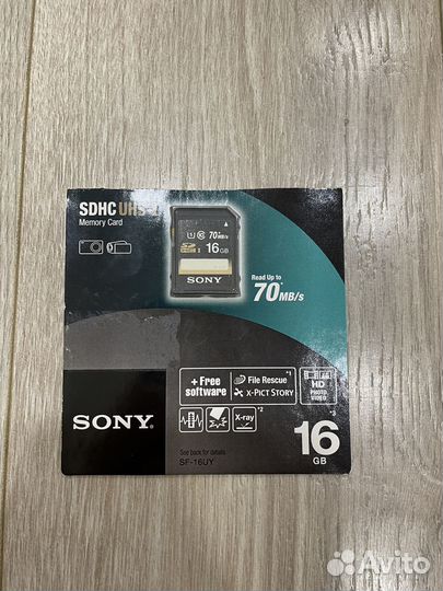 Карта памяти Sony 16 Gb