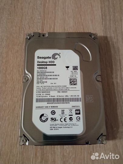 Жесткий диск Seagate Barracuda 1 TB SATA