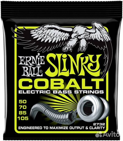 Ernie ball 2732 Cobalt Slinky Regular 50-105 - Стр