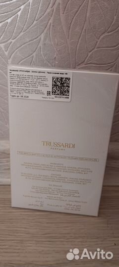 Туалетная вода trussardi Donna 100ml новая
