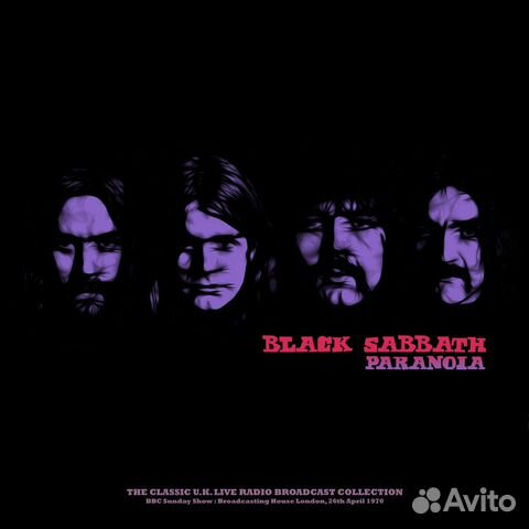 Виниловая пластинка Black Sabbath - Paranoia: BBC