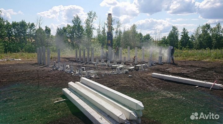 Сваи железобетонные для фундамента