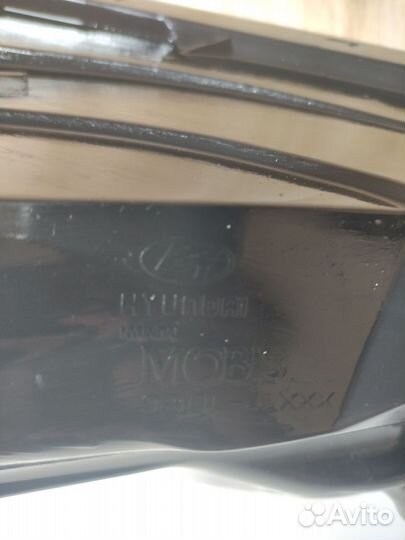 Левая фара на Hyundai Solaris 1 рестайлинг