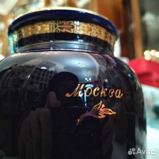 Вазы фарфоровые кобальт (лфз, etc.)