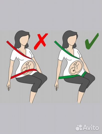 Адаптер ремня безопасности для беременных