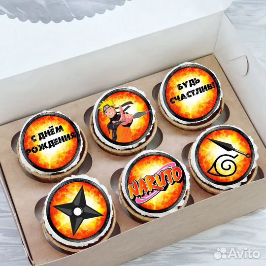 Капкейки, трайфлы с Наруто