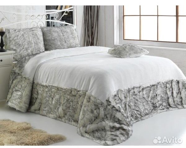Меховое покрывало irya Турция