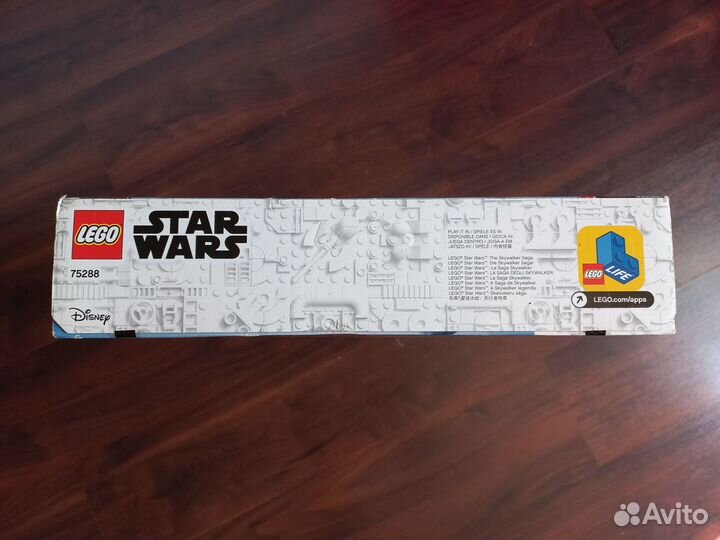 Коробка Lego star wars 75288 AT-AT