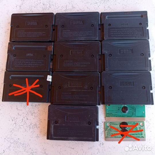 Катриджи sega mega drive 2