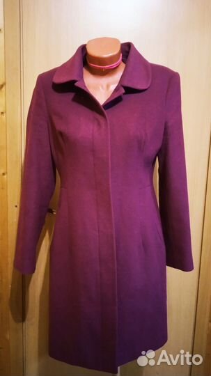 Пальто полушерстяное 46