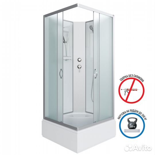 Душевая кабина Niagara Classic NG-1108-14BK (90х90х200)