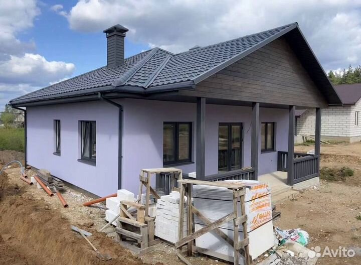 Дом под ключ 90 м2 в ипотеку