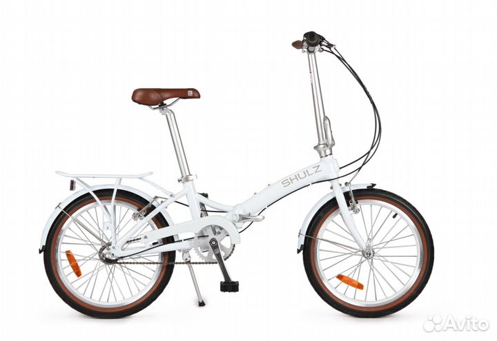 Складной велосипед Shulz GOA V-brake белый