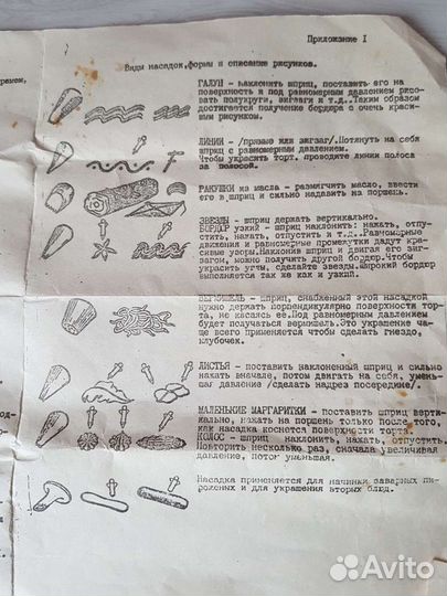 Насадки на кондитерский шприц