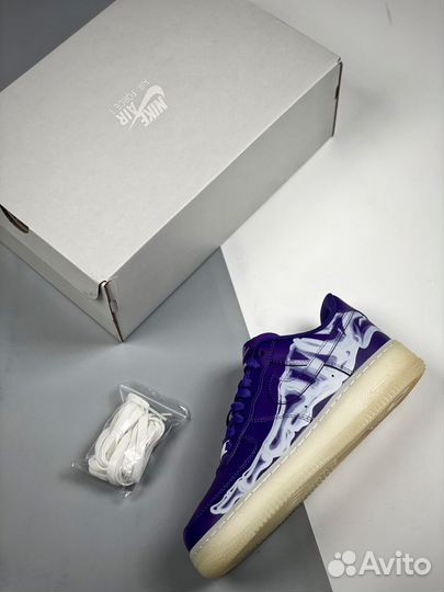Nike Air Force 1 Low “Skeleton” Court Purple
