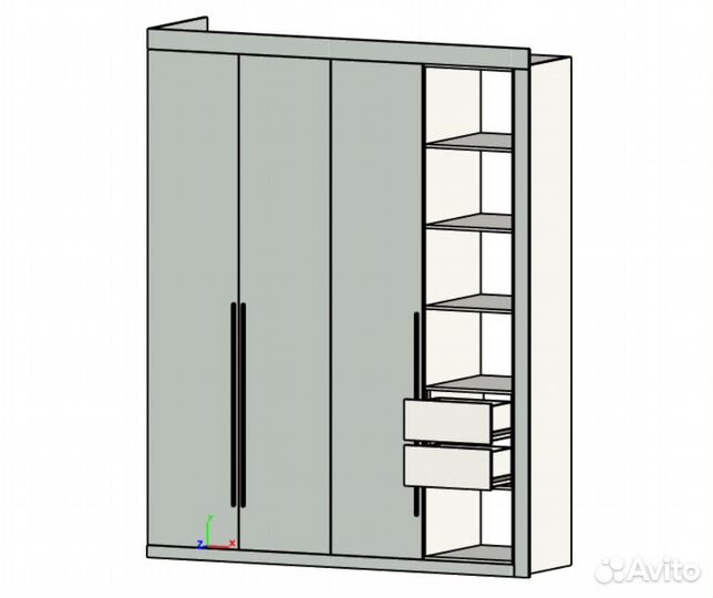 Шкаф распашной на заказ от производителя