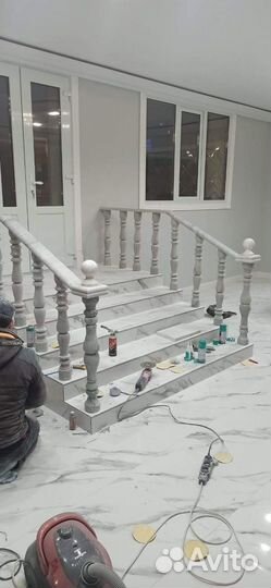 Мраморные балясины