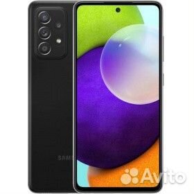 LCD Samsung A525F модуль Черный оригинал100 Серви